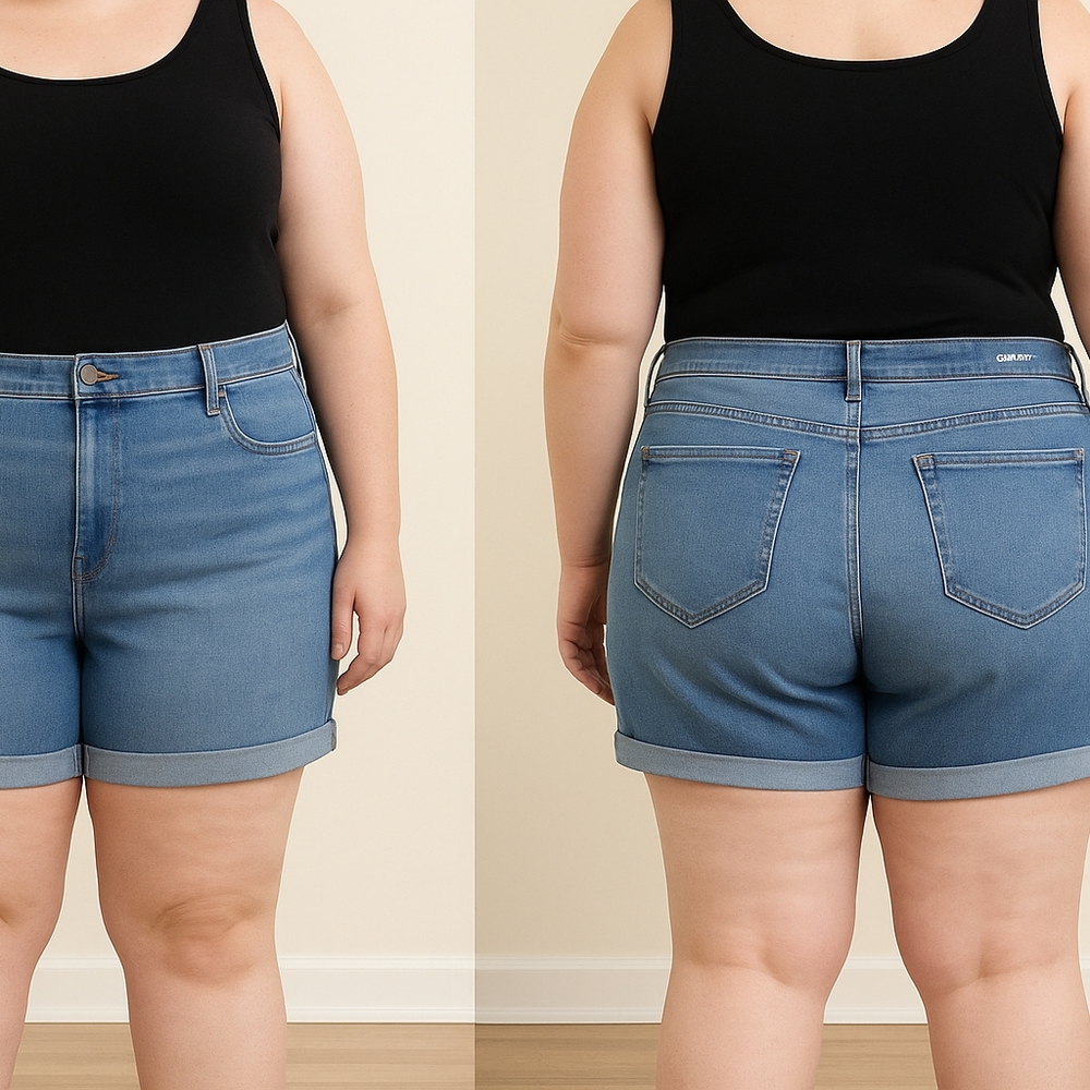 Old Navy Women’s Mid-Rise Denim Shorts – Plus Size 20